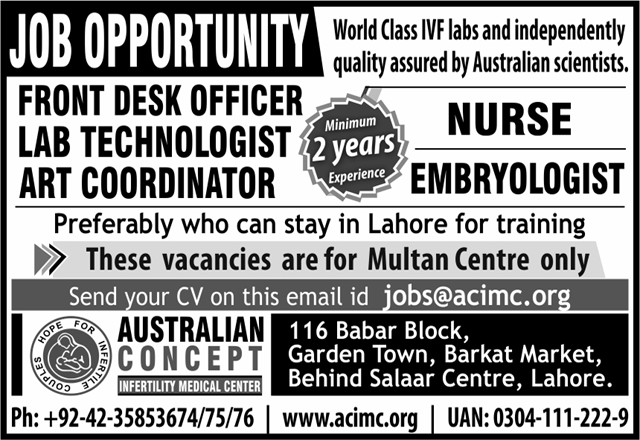 Australian Concept Jobs July 2021