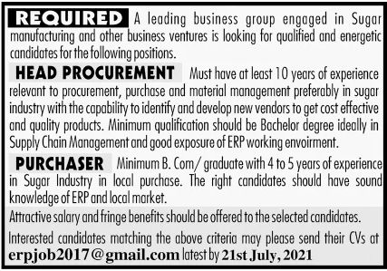 Leading Business Group Jobs July 2021