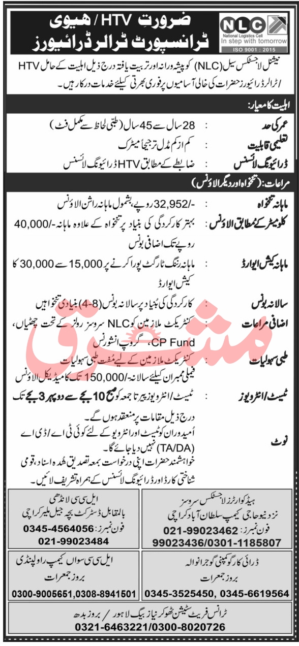 NLC Jobs July 2021