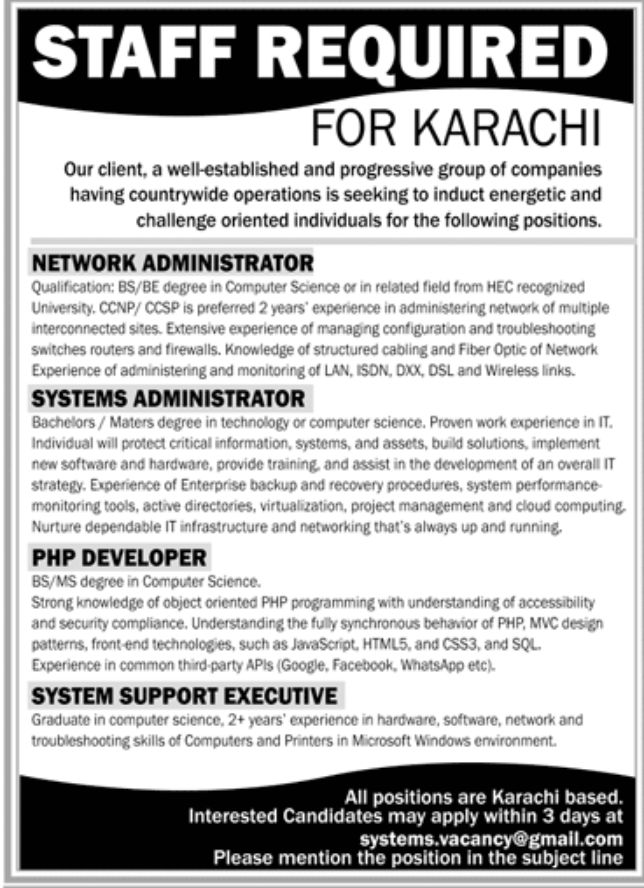 Progressive Group of Companies Jobs January 2022