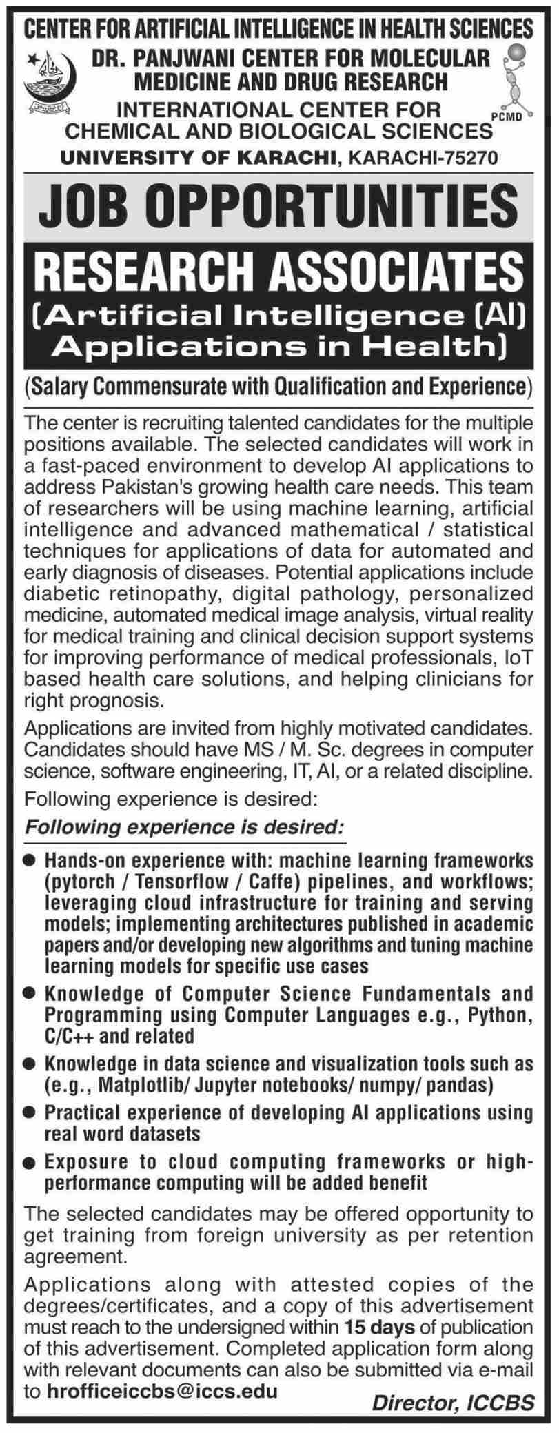 University of Karachi UOK Jobs January 2022