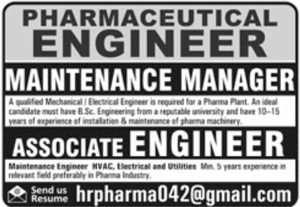Pharmaceutical Engineer Jobs February 2022
