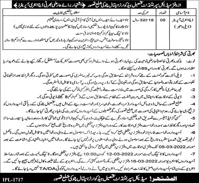 THQ Hospital Jobs February 2022