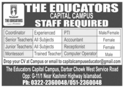 The Educators Jobs February 2022