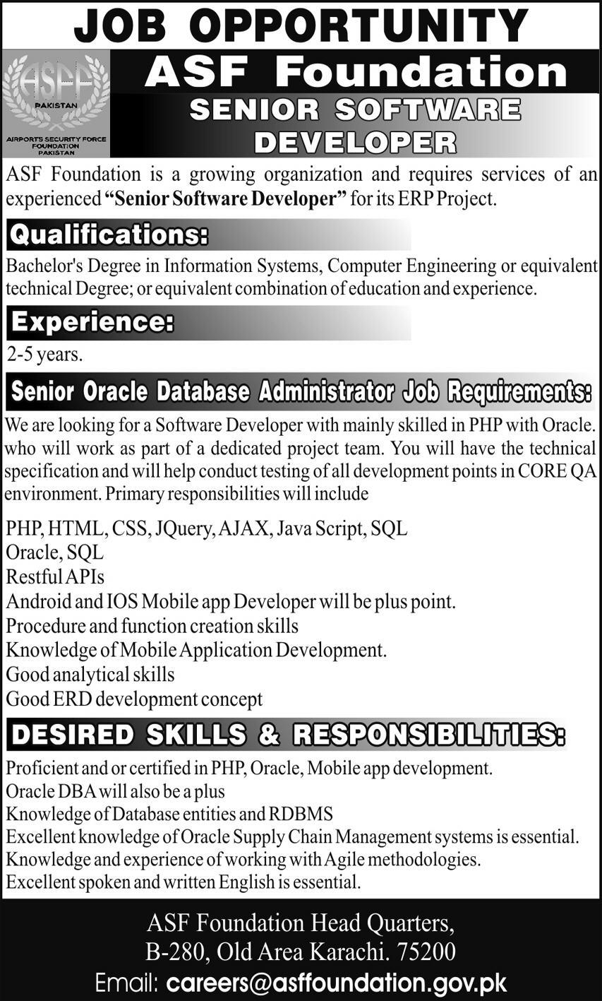 ASF Foundation Jobs March 2022