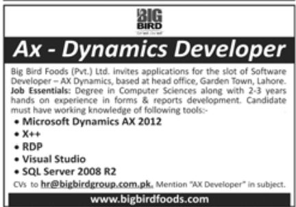 Big Bird Foods Pvt Ltd Jobs March 2022