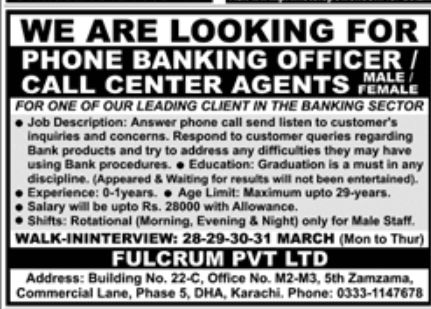 Fulcrum Pvt Ltd Jobs March 2022