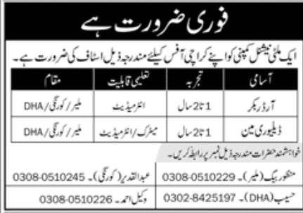 Multinational Company Jobs March 2022