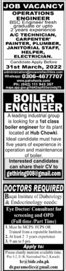 Paperpk Jobs 20 March 2022