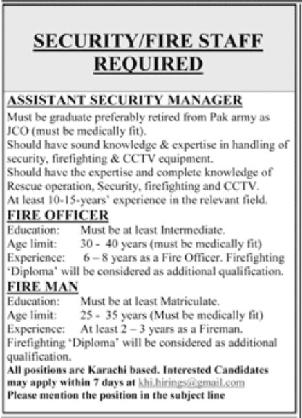 Private Sector Karachi Jobs March 2022
