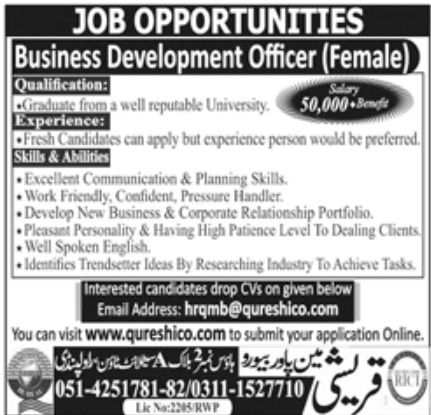 Qarshi Main Power Bureau Jobs March 2022