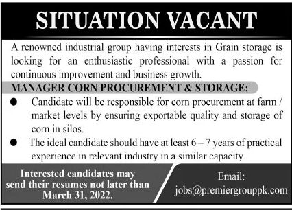 Renowned Industrial Group Jobs March 2022