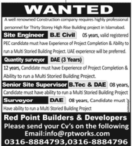 Construction Company Jobs April 2022