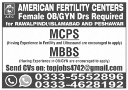 American Fertility Centers Jobs May 2022