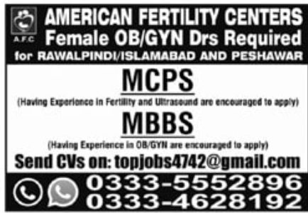 American Fertility Centers Jobs May 2022