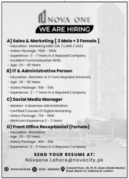 NoVA One Jobs May 2022