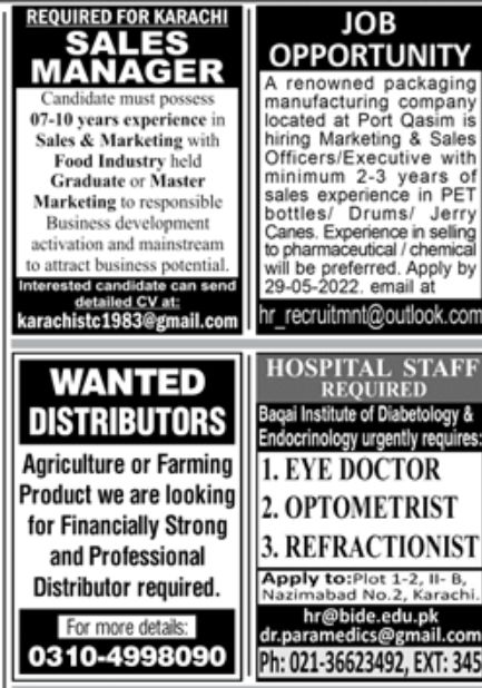 Paperpk Jobs 23 May 2022