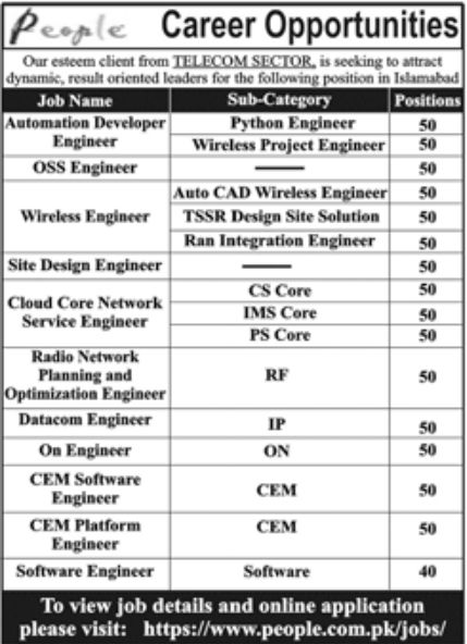 People Jobs May 2022