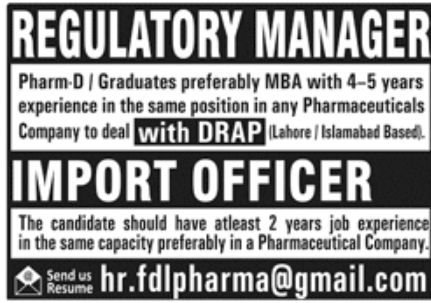 Pharmaceuticals Company Jobs May 2022