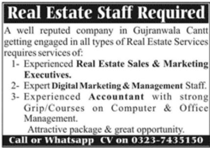 Real Estate Company Jobs May 2022