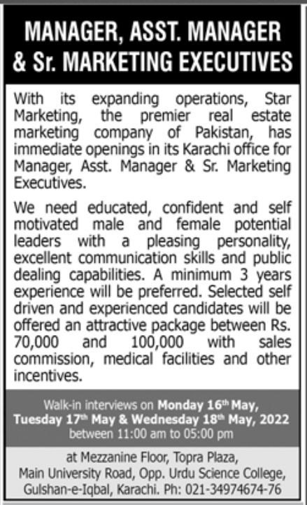 Real Estate Marketing Company Jobs May 2022