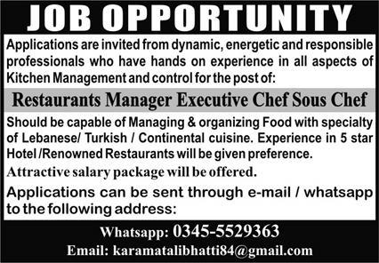 Restaurant Jobs May 2022