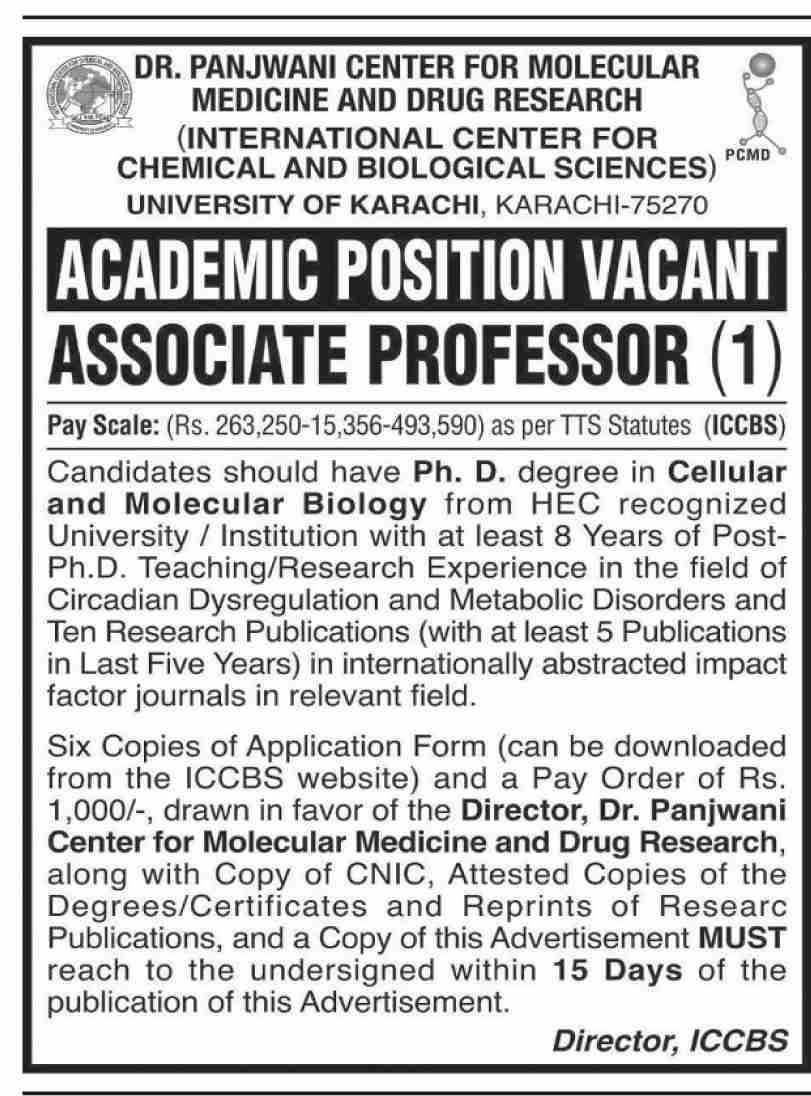 UOK University of Karachi Jobs May 2022