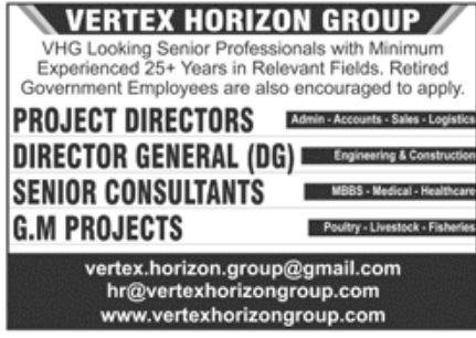 VHG Vertex Horizon Group Jobs May 2022