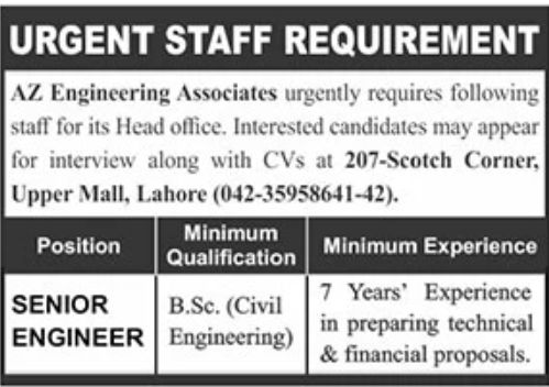 AZ Engineering Associates Jobs June 2022