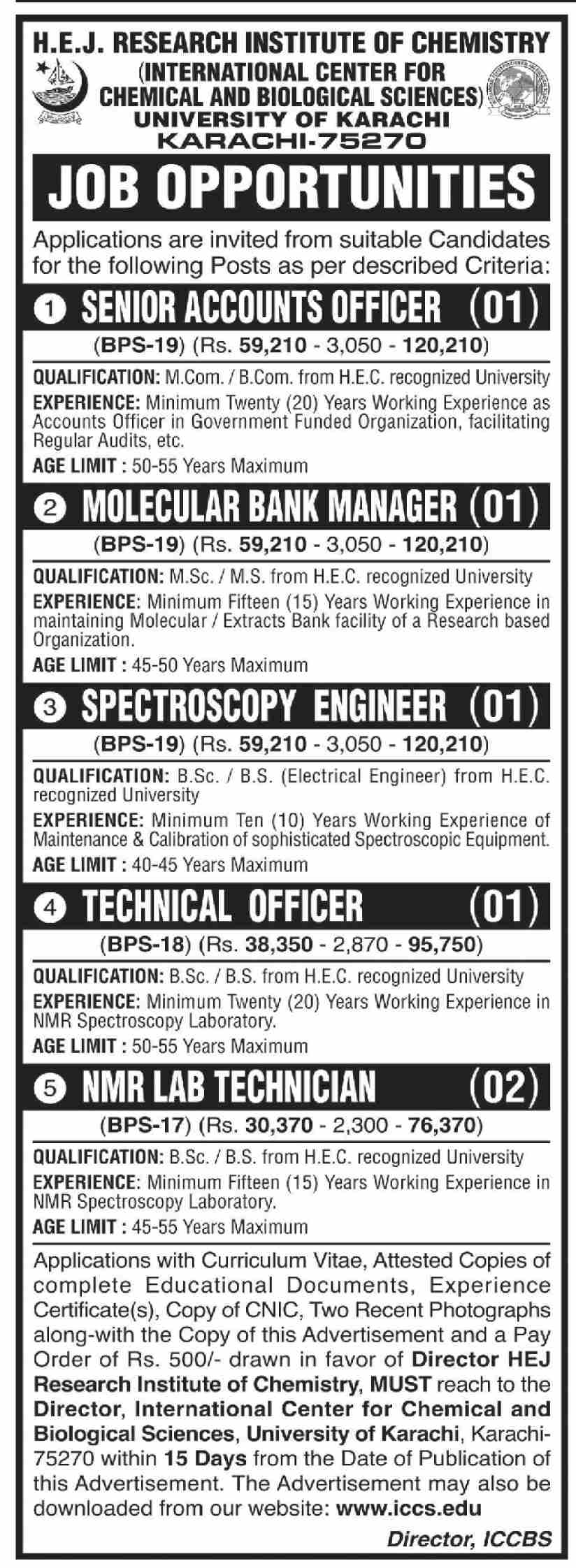 University of Karachi Jobs June 2022