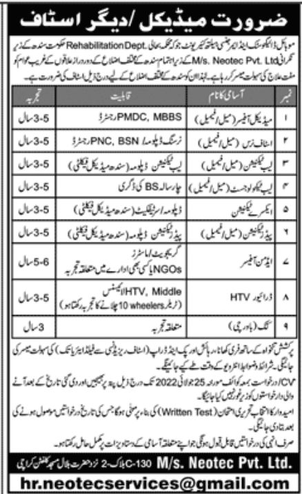 Healthcare Center Jobs July 2022
