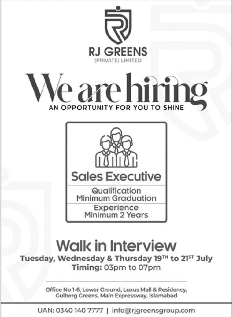 RJ Greens Private Limited Jobs July 2022