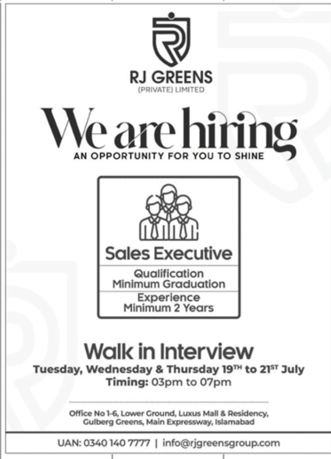 RJ Greens Private Limited Jobs July 2022