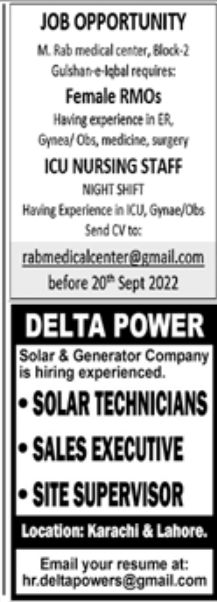 Paperpk Jobs 12 September 2022