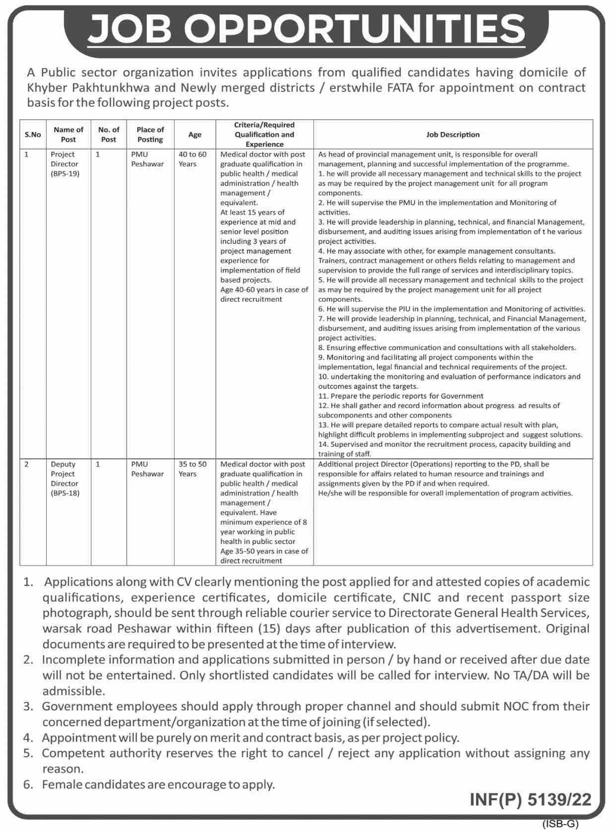 Public Sector Organization Jobs September 2022