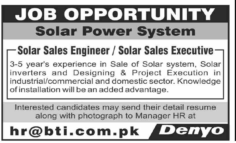 Solar Power System Jobs September 2022