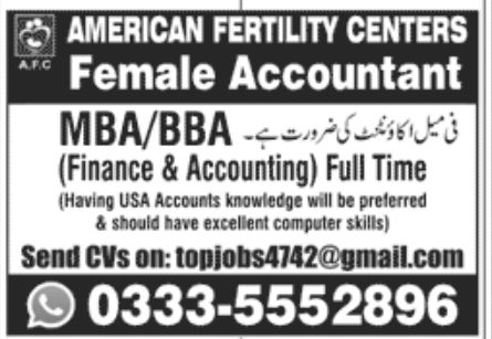 American Fertility Centers Jobs October 2022