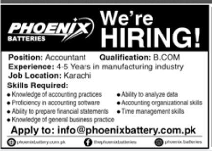 PHOENIX Batteries Jobs October 2022