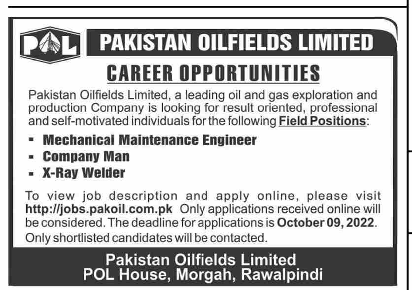 POL Jobs October 2022