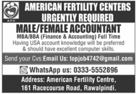 American Fertility Centers Jobs November 2022