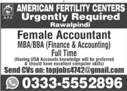 American Fertility Centers Jobs November 2022