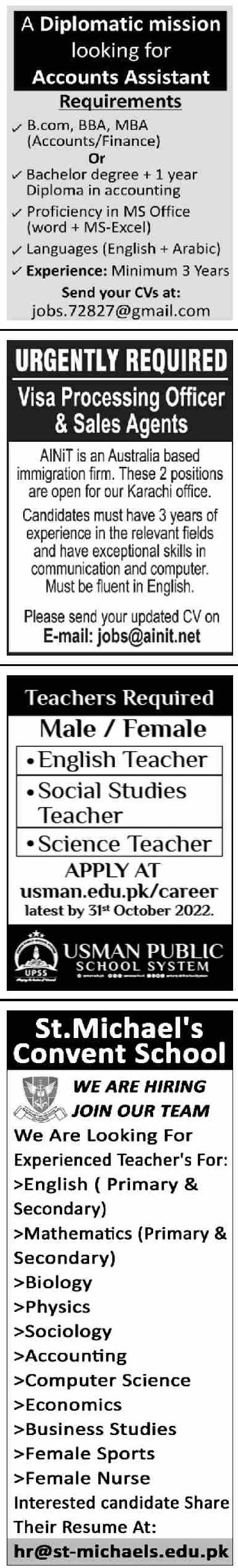 Dawn Newspaper Jobs 23 October 2022