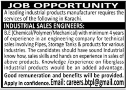 Leading Industrial Products Manufacturer Jobs November 2022
