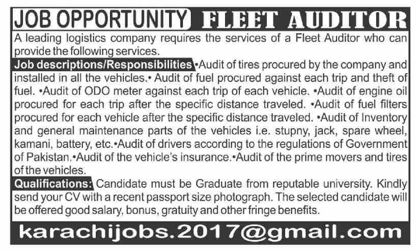 Leading Logistics Company Jobs November 2022