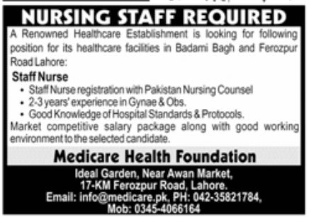 Medicare Health Foundation Jobs November 2022