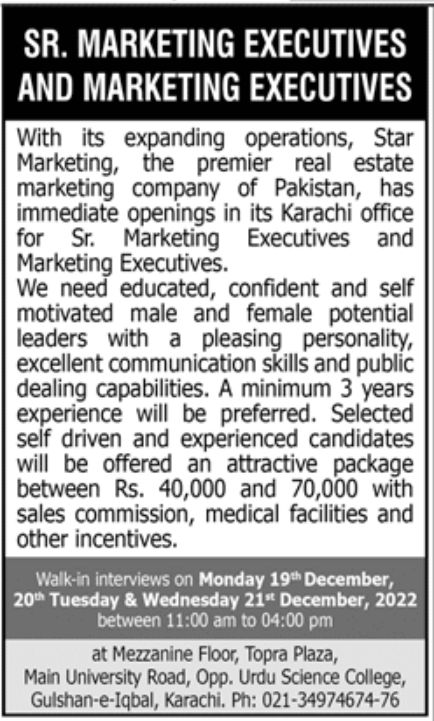 Real Estate Marketing Company Jobs December 2022