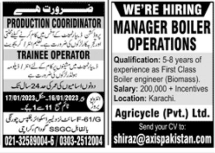 Paperpk Jang Jobs 15 January 2023