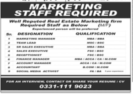 Real Estate Marketing Firm Jobs February 2023