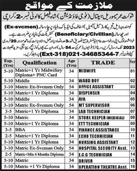 Shaukat Umer Memorial Hospital Jobs February 2023