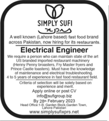 Simply Sufi Jobs February 2023